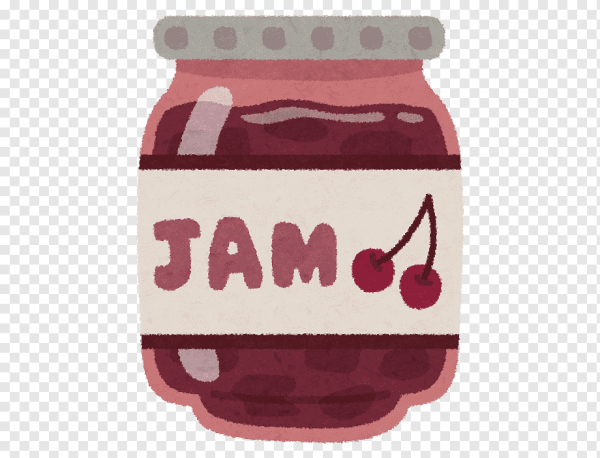 Баночка джема мультяшная