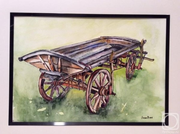 Телега картина