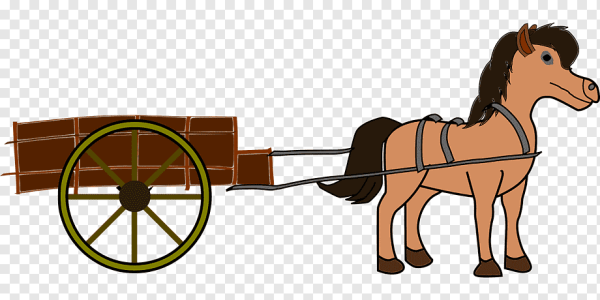 Повозка с лошадью для детей