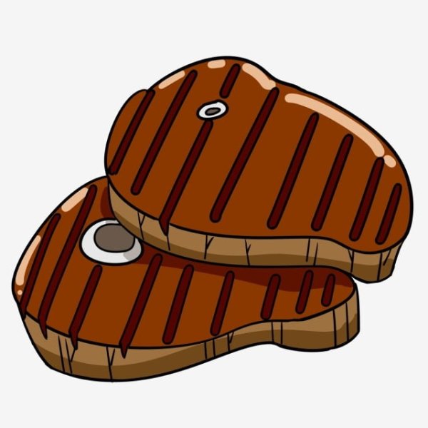 Бифштекс мультяшный