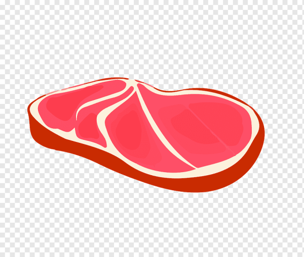 Мясо нарисованное