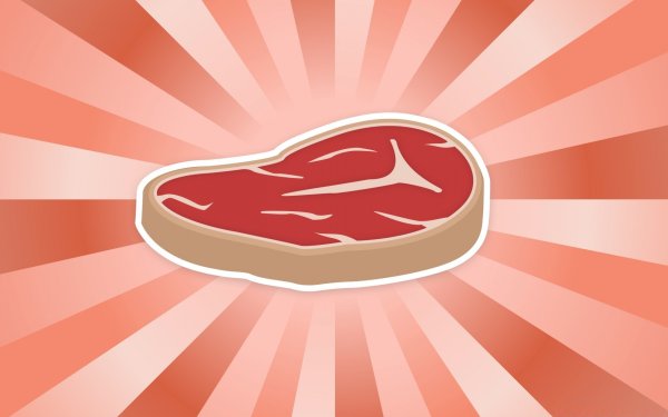 Кусок мяса из мультика