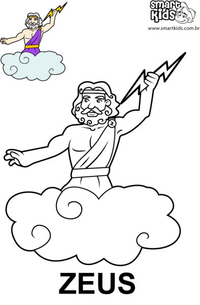 Тату богов Олимпа Посейдон