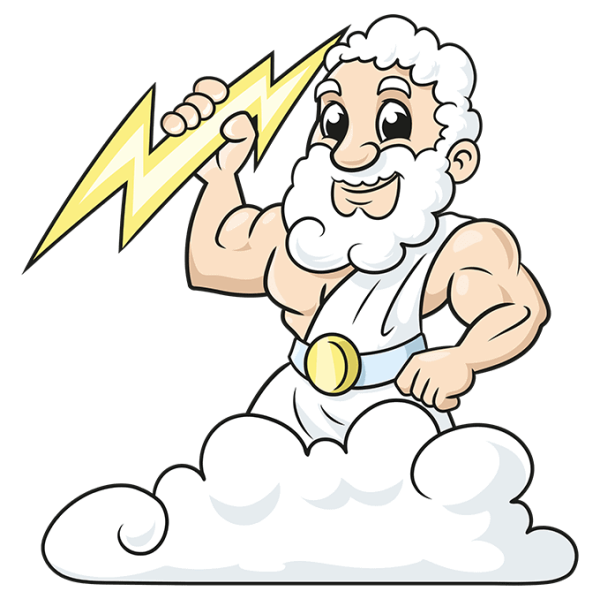 Цветной Бог Зевс