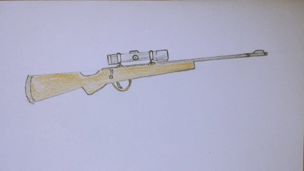 Винтовка зарисовка