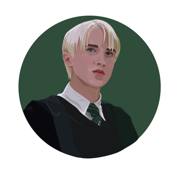 Драко Малфой для срисовки