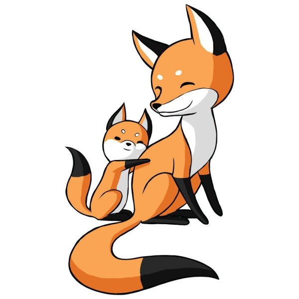 Мультяшные лисички