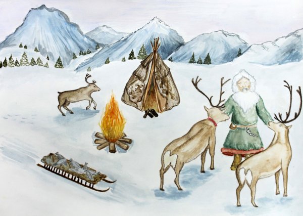 Природа Забайкалья рисунки