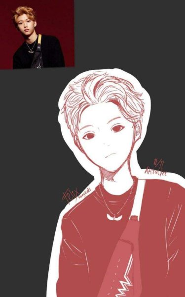 Чан Stray Kids арт