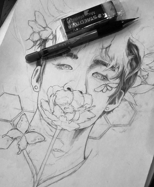 Kpop Stray Kids скетч