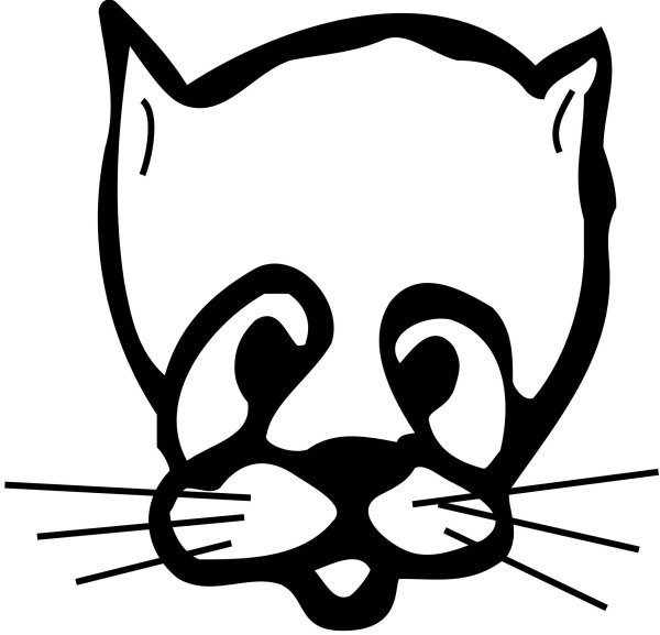 Кошачья морда рисунок