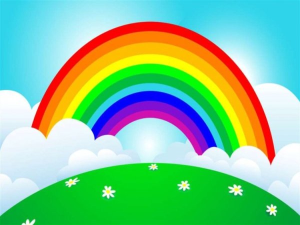 Изображение радуги для детей