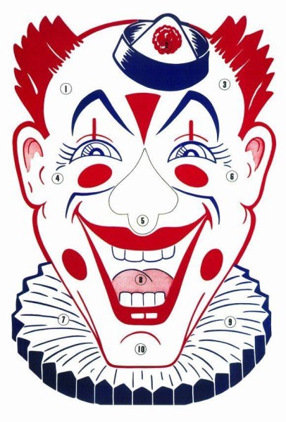 Мордочка клоуна