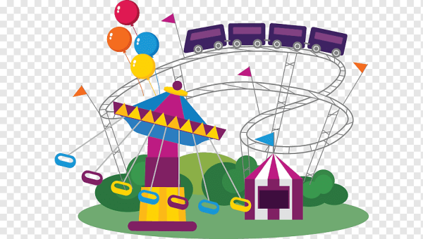 Аппликация парк аттракционов