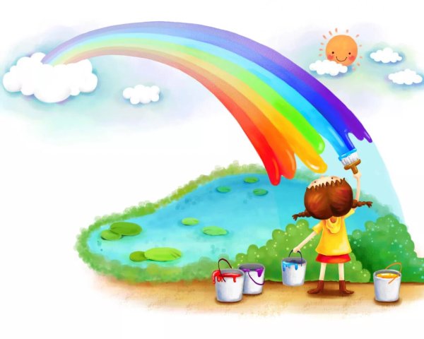 Разноцветный мир детства