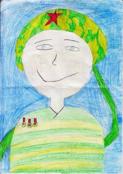 Рисунок солдату