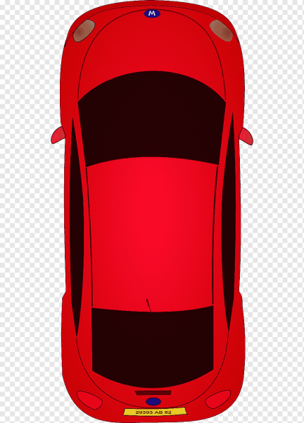 Мультяшная машина сверху