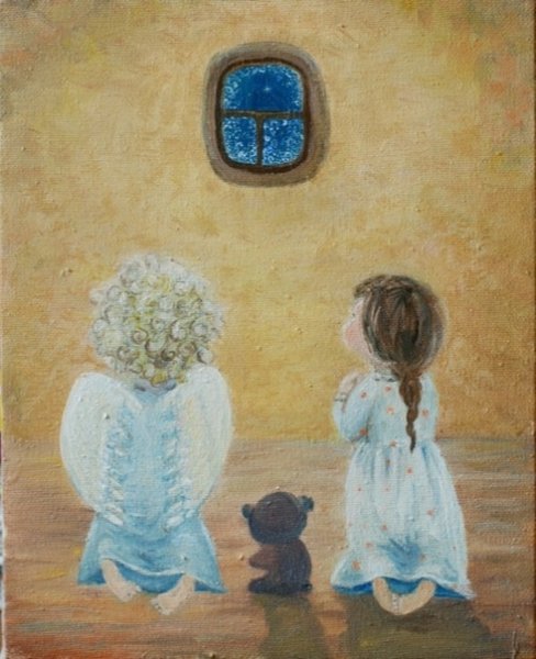 Иллюстрация Утренняя молитва