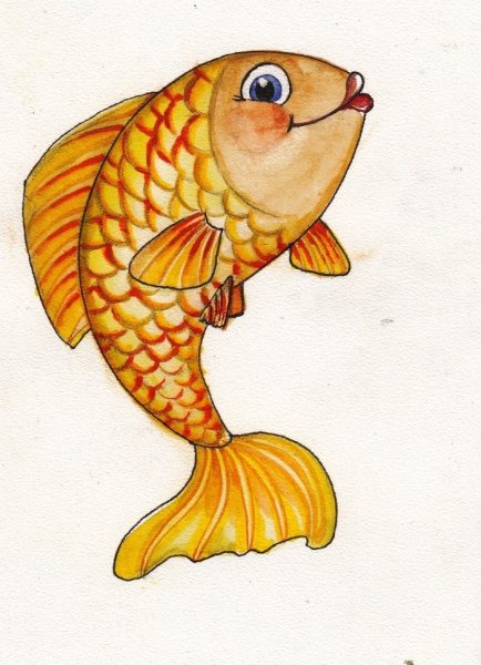 Рыбка рисунок