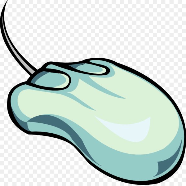 Мышь компьютерная мультяшная