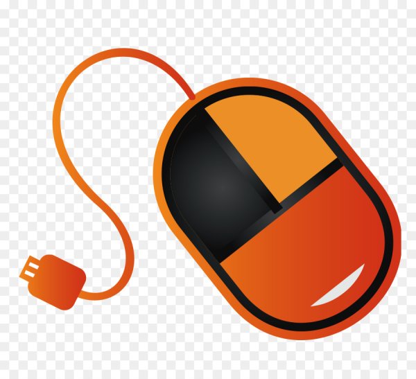 Мышка компьютерная вектор