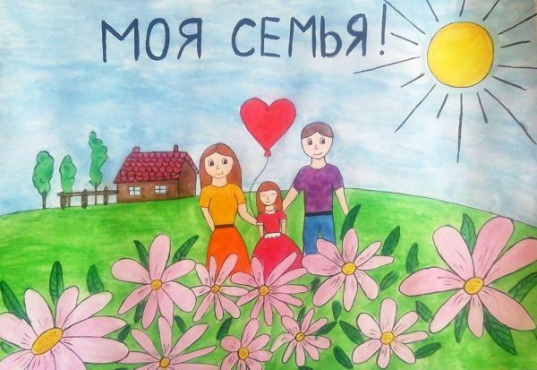 Рисование моя семья