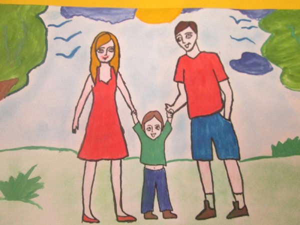 Семья рисунок