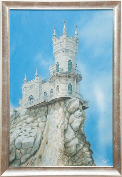 Ласточкино гнездо Крым вектор