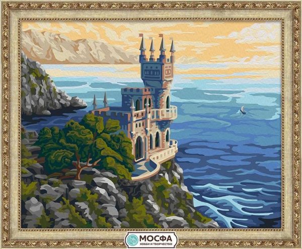 Вышивка крестом Ласточкино гнездо