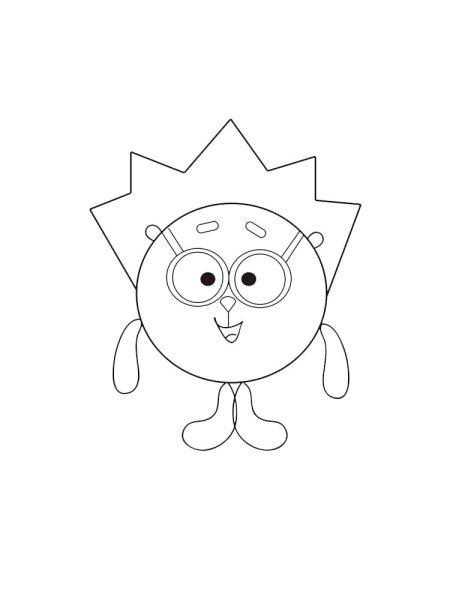 Ёжик Смешарики сбоку