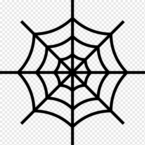 Паутинка трафарет