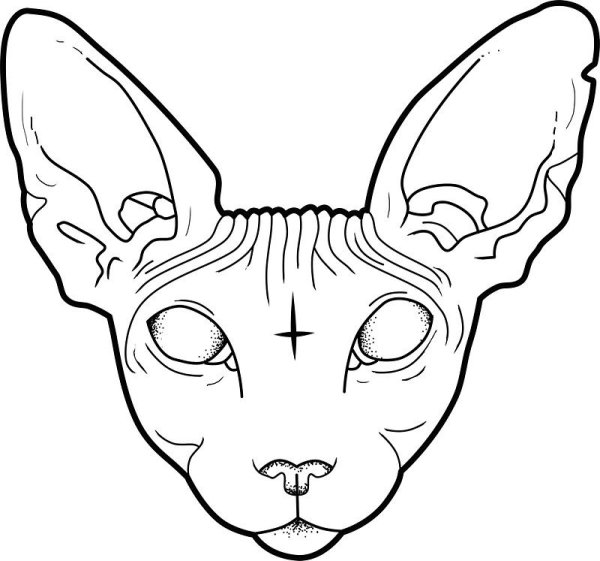 Сфинкс раскраска