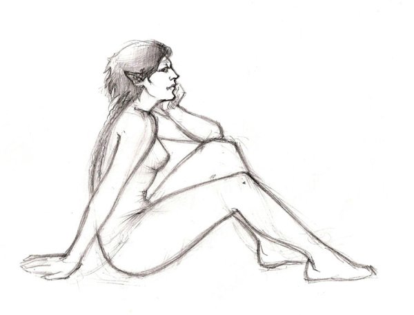 Позы для набросков с натуры