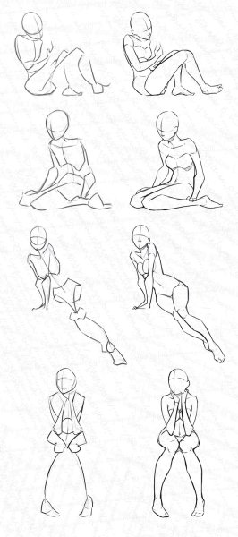 Позы для рисования