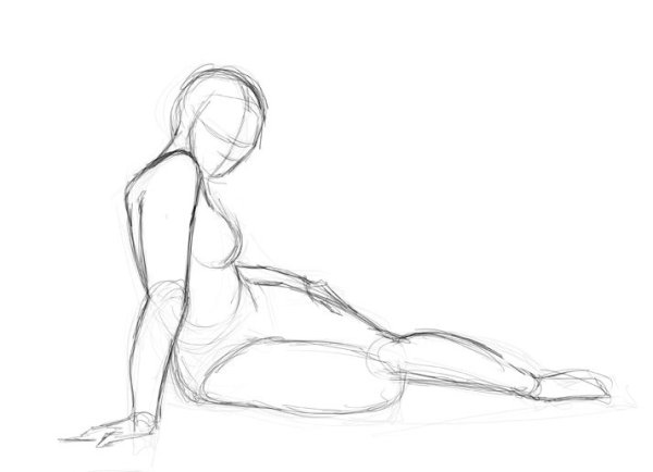 Позы людей для набросков