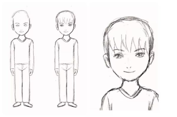 Рисунок человека поэтапно