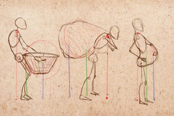 Пропорции человека для рисования в движении