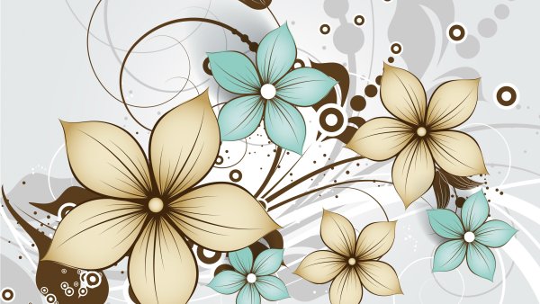 Орнамент цветы