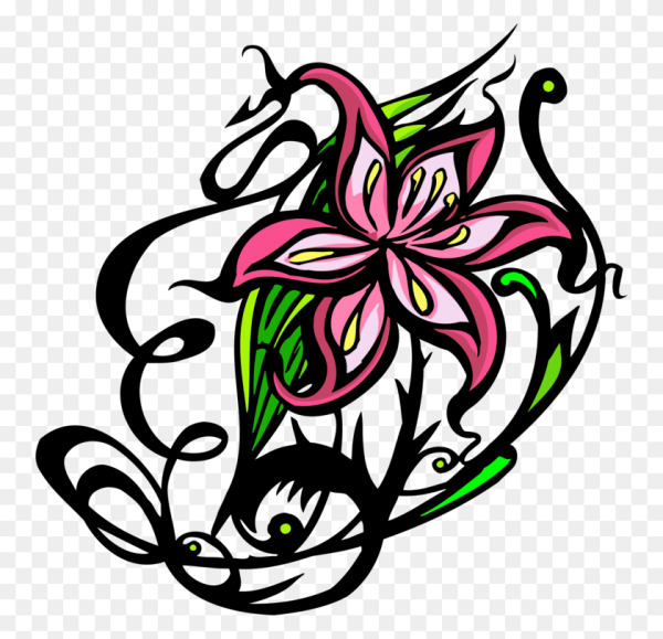 Стилизованные цветы