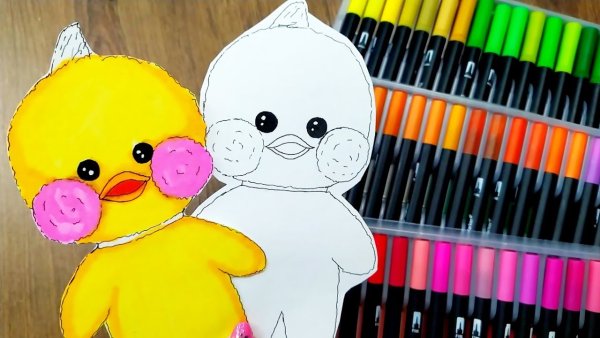Уточка lalafanfan рисунок