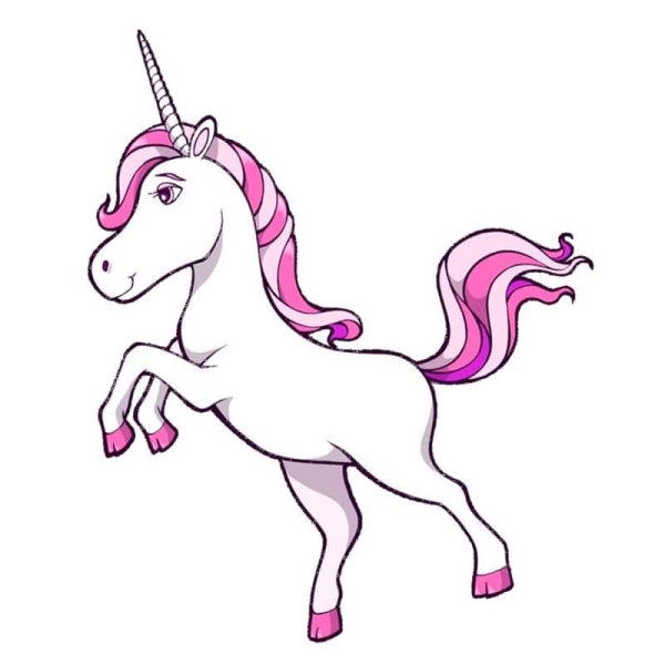Единорог рисунок для срисовки
