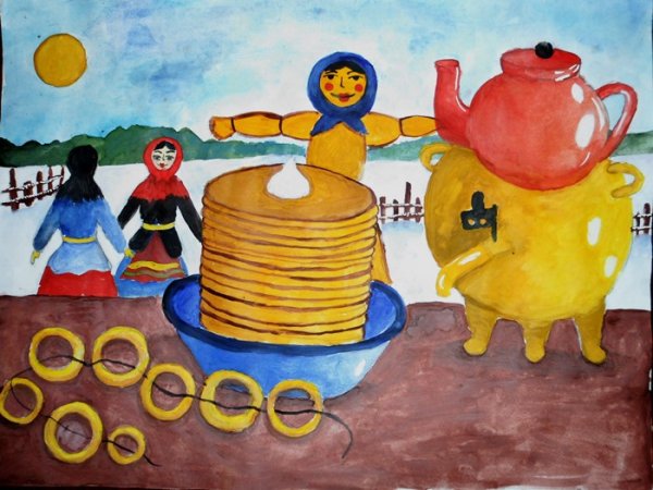 Рисуем Масленицу