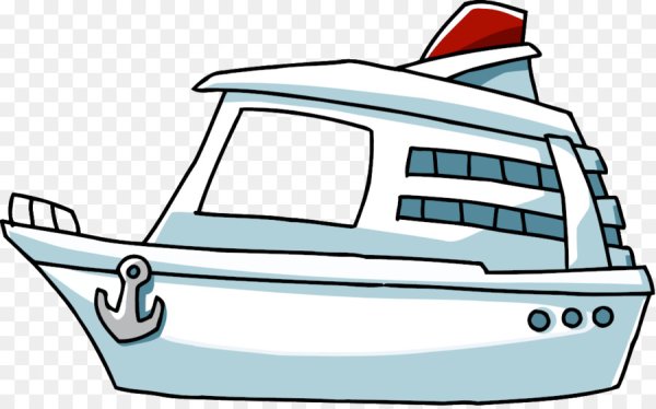 Катер мультяшный