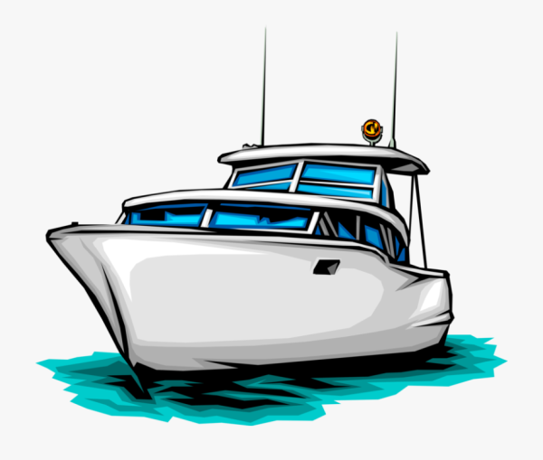 Яхта мультяшная