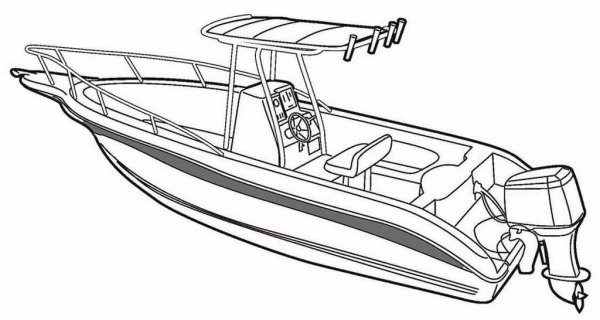 Катер для раскрашивания