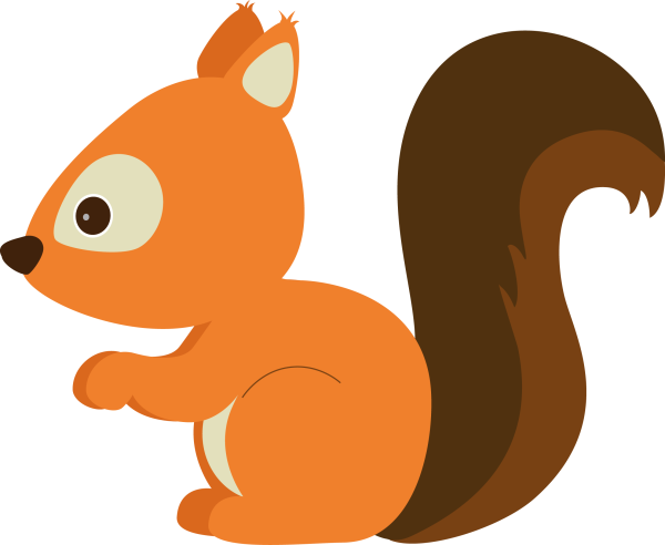Изображение белочки для детей