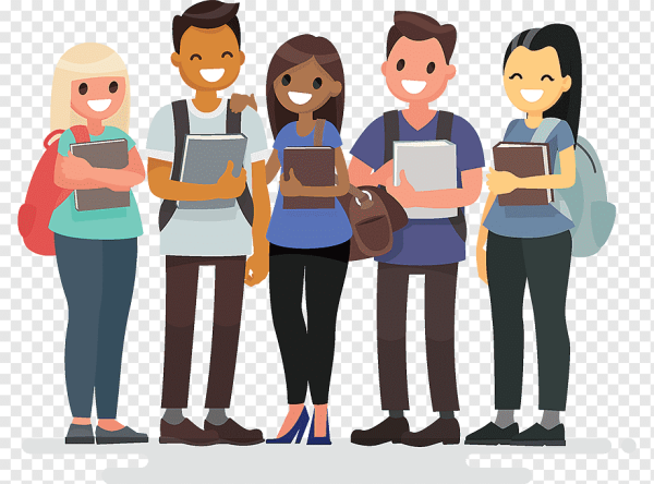 Студент мультяшный