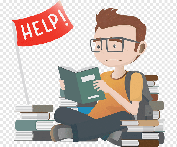 Студент нарисованный