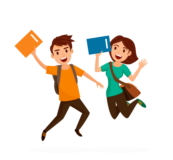 Студенты мультяшные