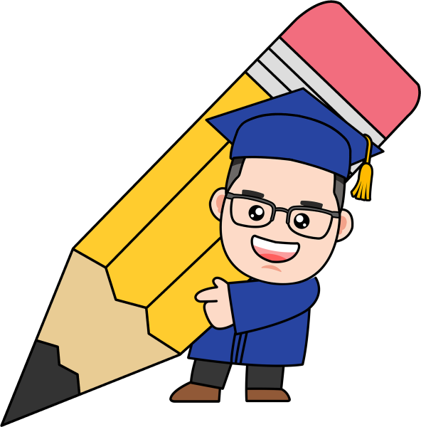 Студент мультяшка